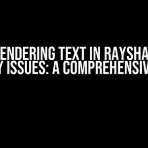 Error Rendering Text in Rayshader and Opacity Issues: A Comprehensive Guide